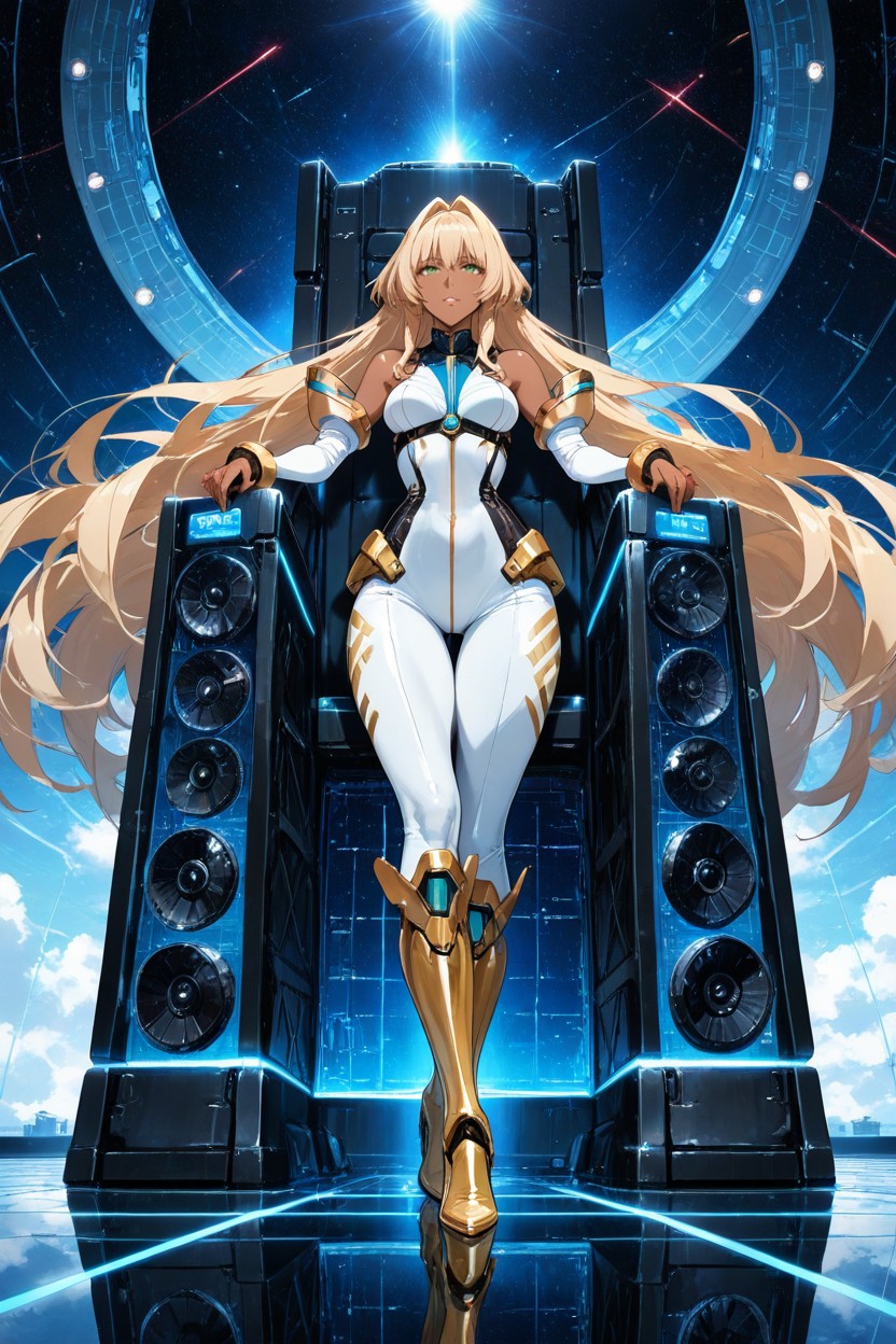 Faithful Spacial Asymmetric Bodysuit, Masterfully Spherical And Bouncing Breast, Muted Colors Hentai AI Porn