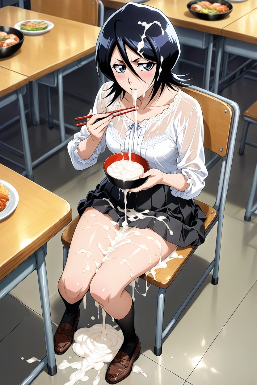 Maximum Amount Of Cum, 25+, Excessive Cum In Hair Hentai IA