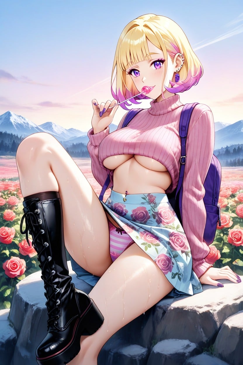 Mountain Ambience, +, Waspwaist Hentai AI Porn