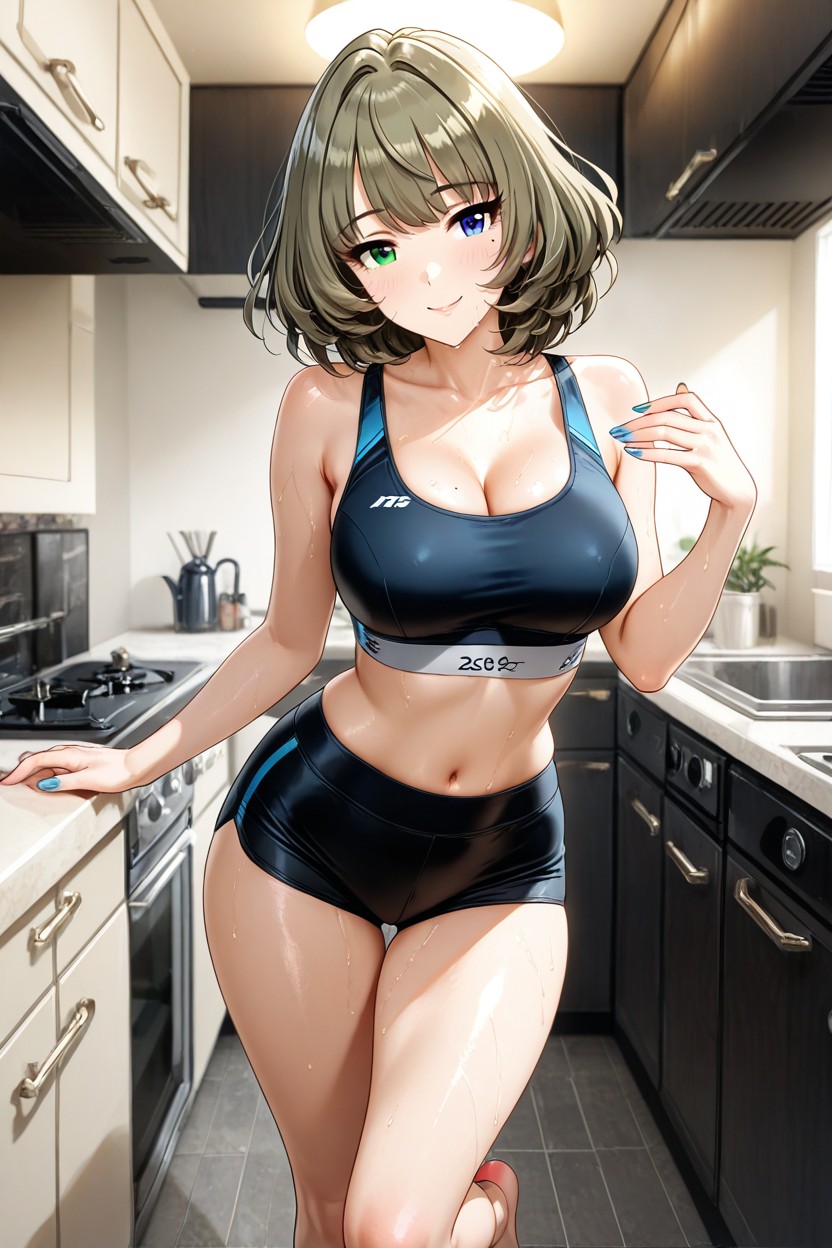 Perfect Skin, 25+, Sweat Hentai AI Porn