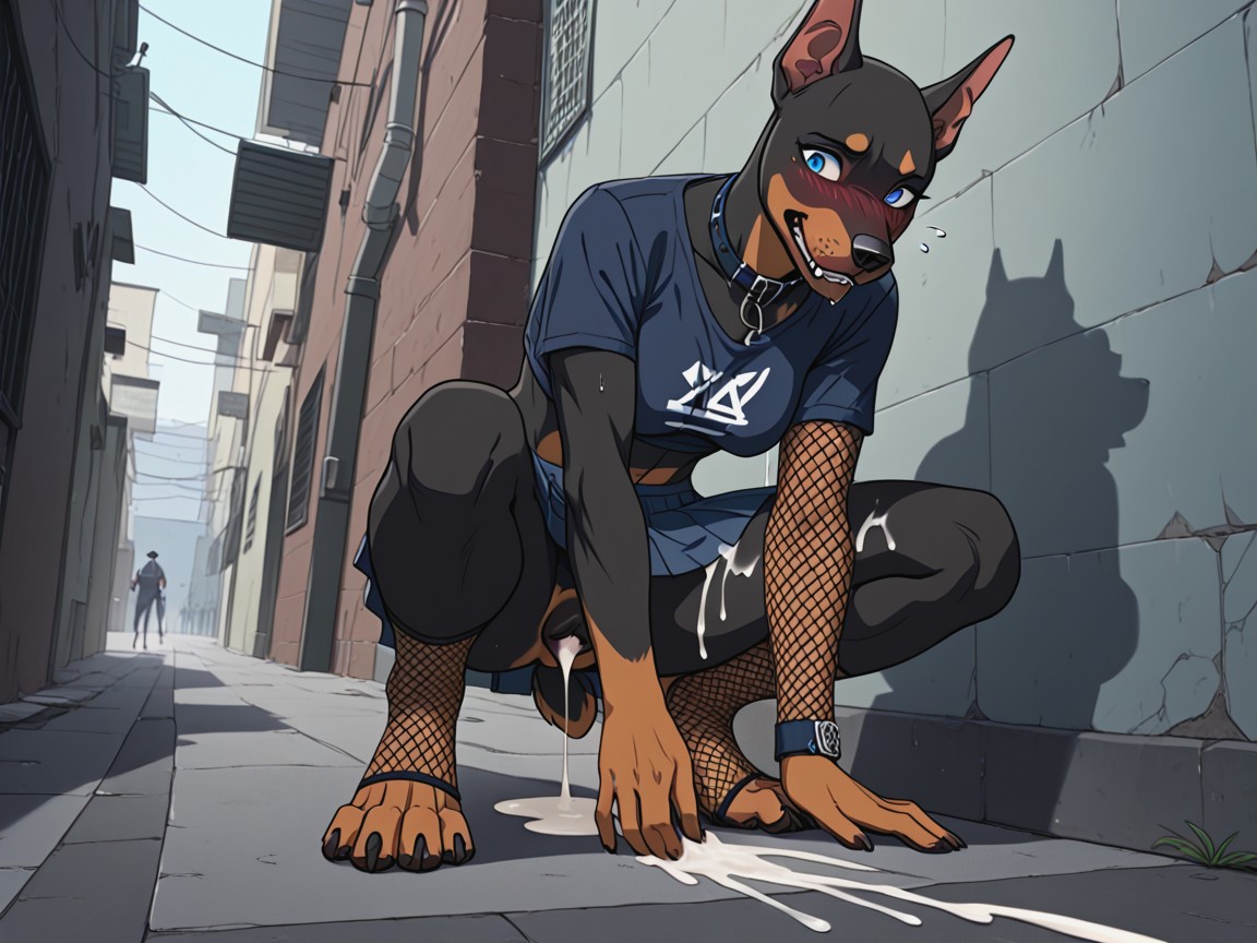 Paws, Drooling, Anatomically Correct Pussy Furry AI Porn