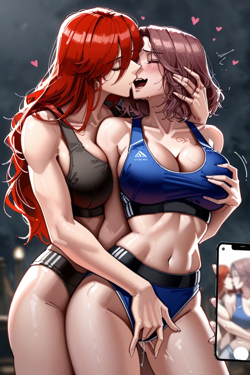 25+, Happy, Kissing AI Porn