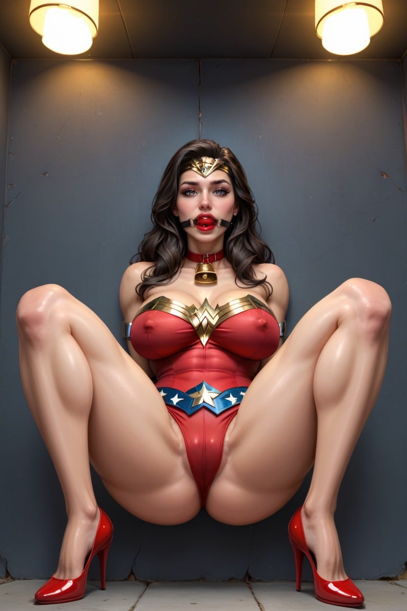 Wonder Woman's, Thighs Cm, Cosplay AI Porn