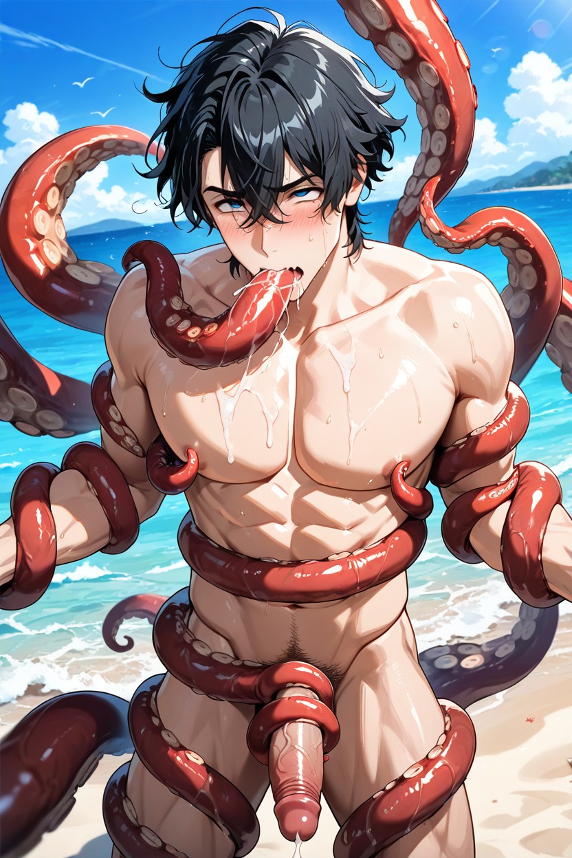Octopus, Large, 18+ AI Gay Porn
