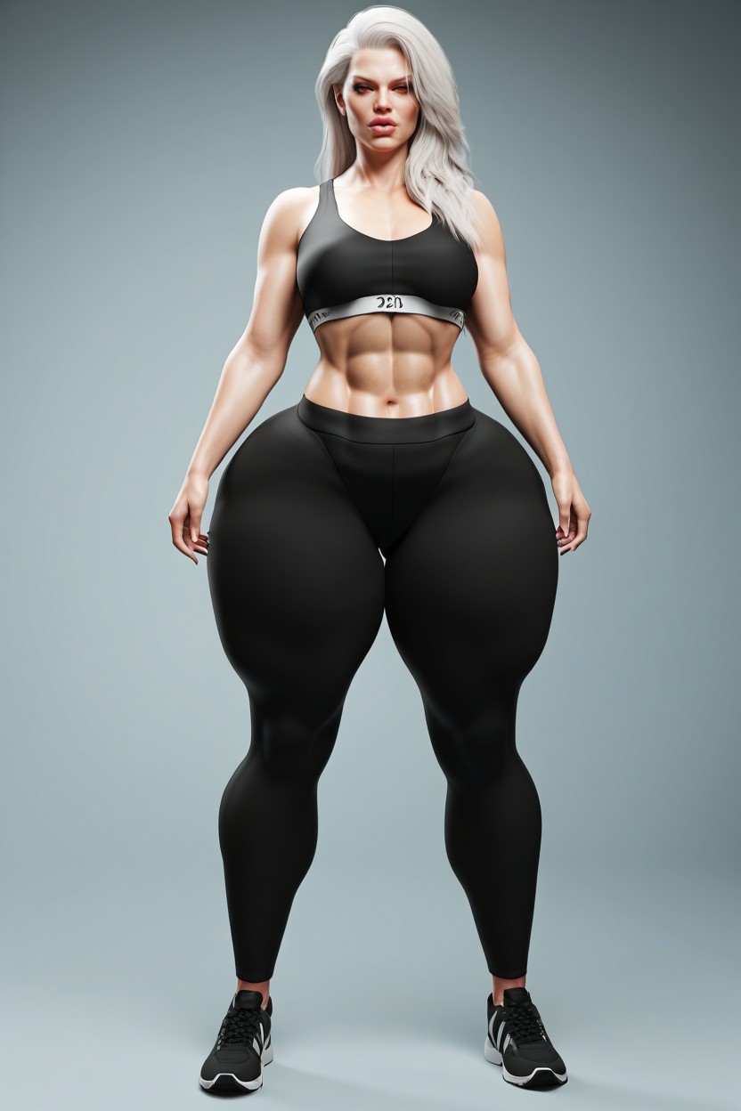 White Hair Color, Albino Hair, Colossal Ass Porno IA