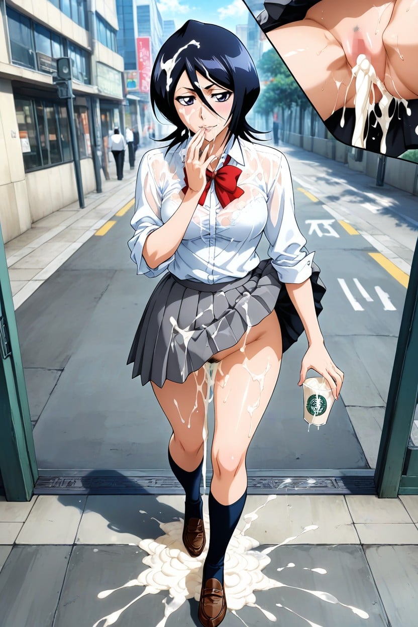 Cum Covered Hair, Tokio, Cum Everywhere Hentai IA