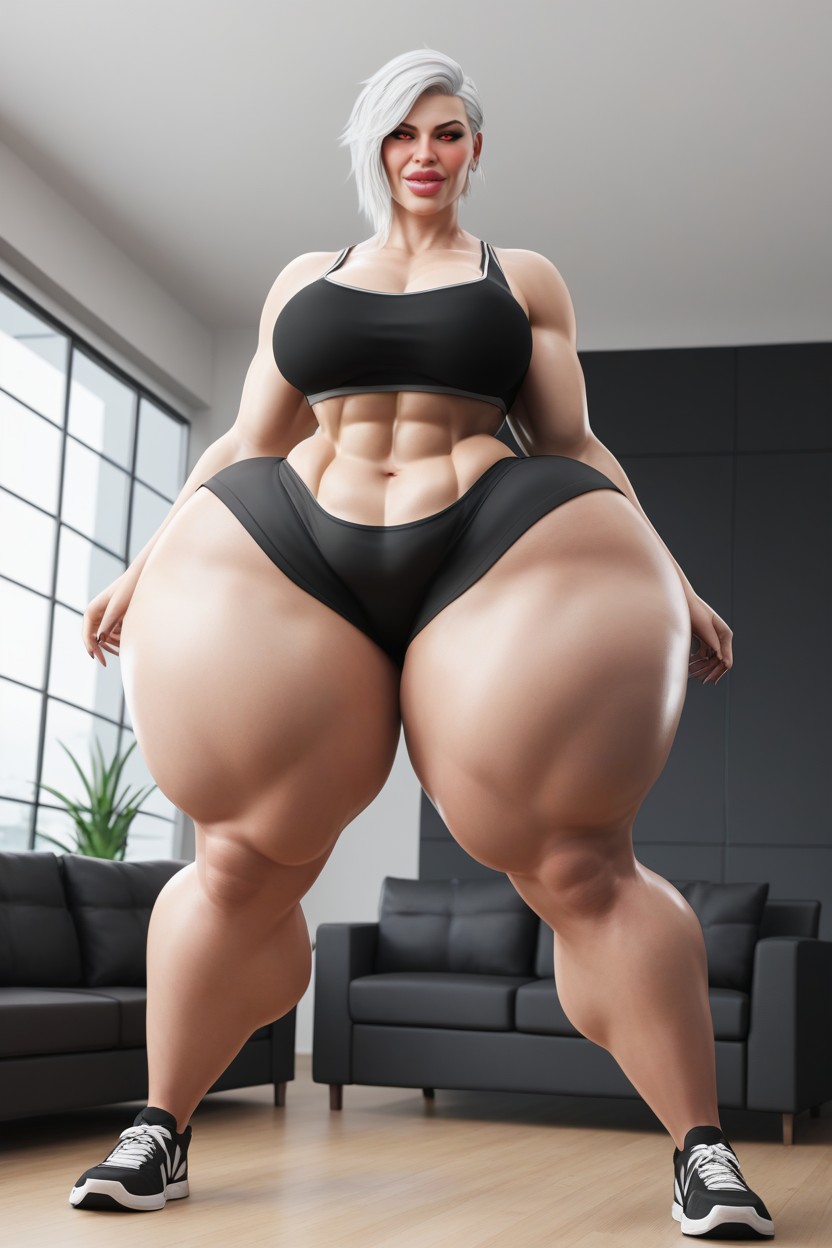 Colossal Ass, Tight Athletic, Colossal Swollen Lips AI Porn
