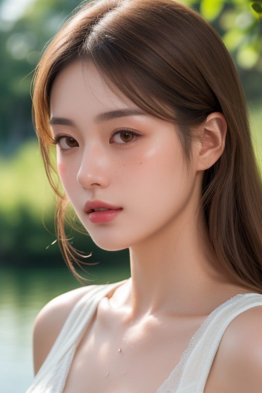 Gentle Eyes, Close Up Portrait, g-rated Asian AI Porn