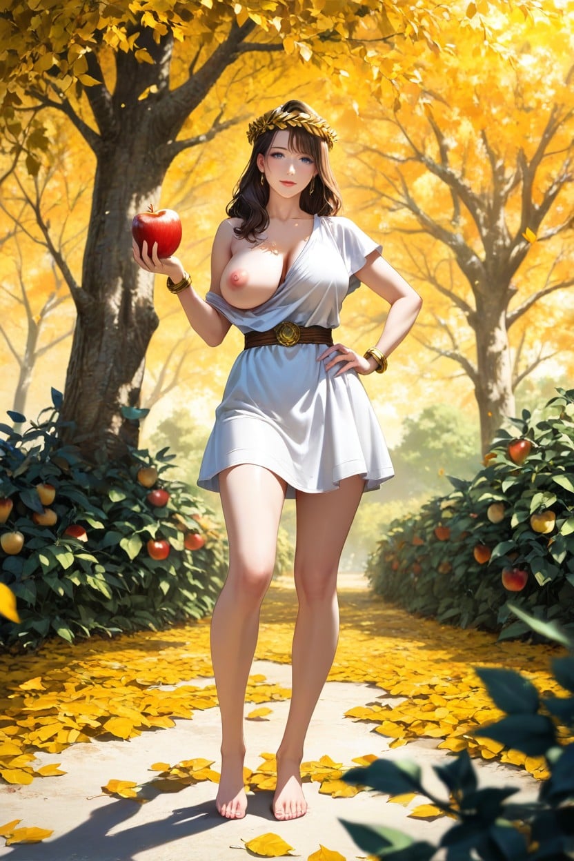 Front View, Large Blue Eyes, Long Hair Porno IA Hentai