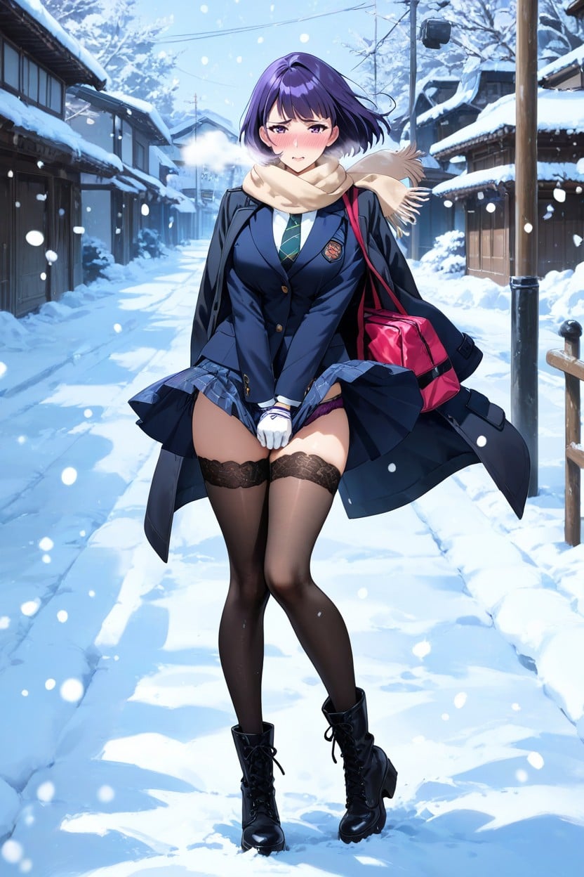 Sword Bag On Shoulder, K, It's Snowing Hentai IA