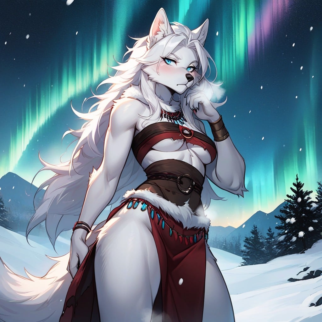 Blue Eyes, Round Eyes, Waist Furry AI Porn