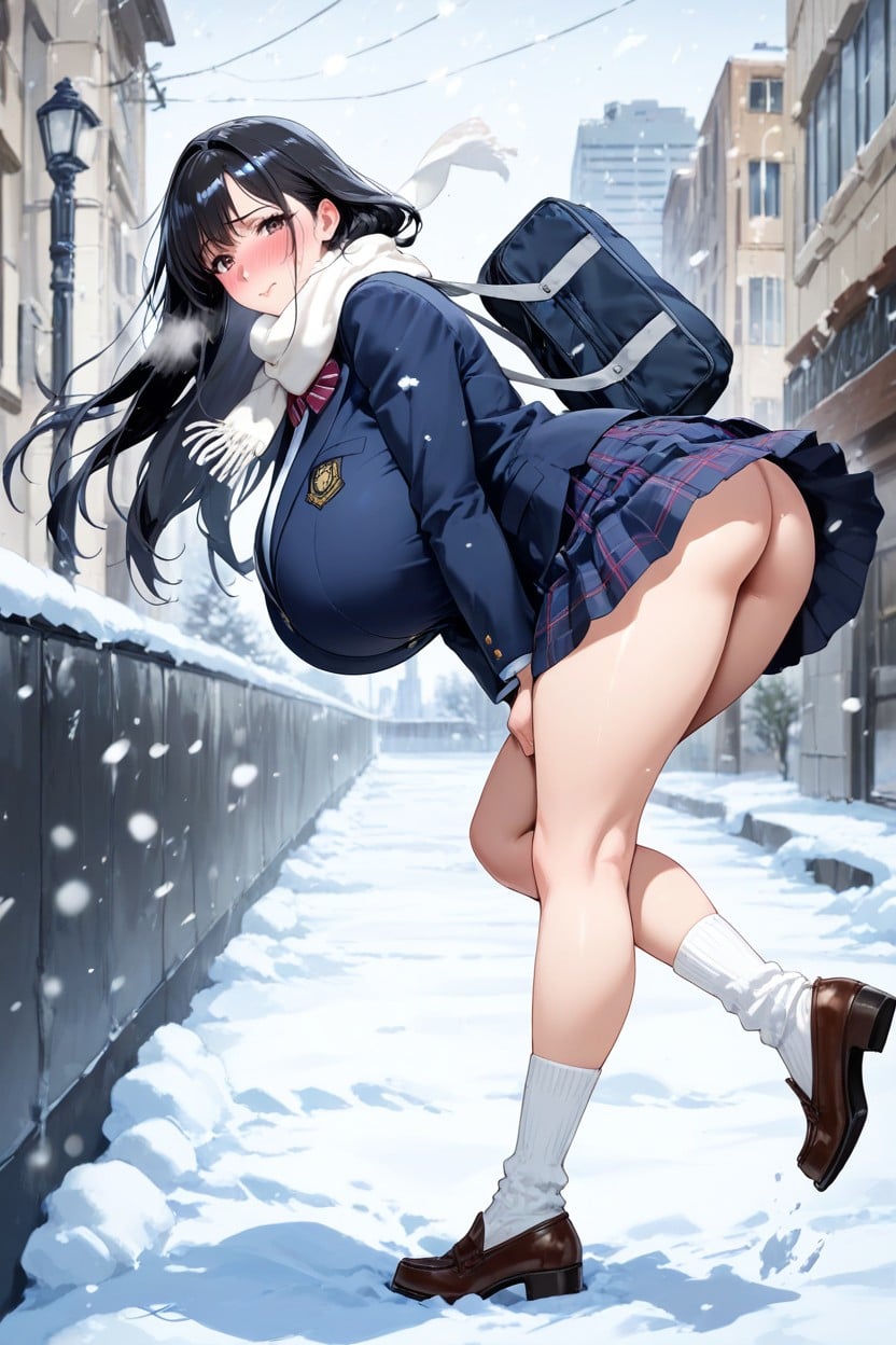 Nevado, Beautiful, Skirt Tug Hentai IA