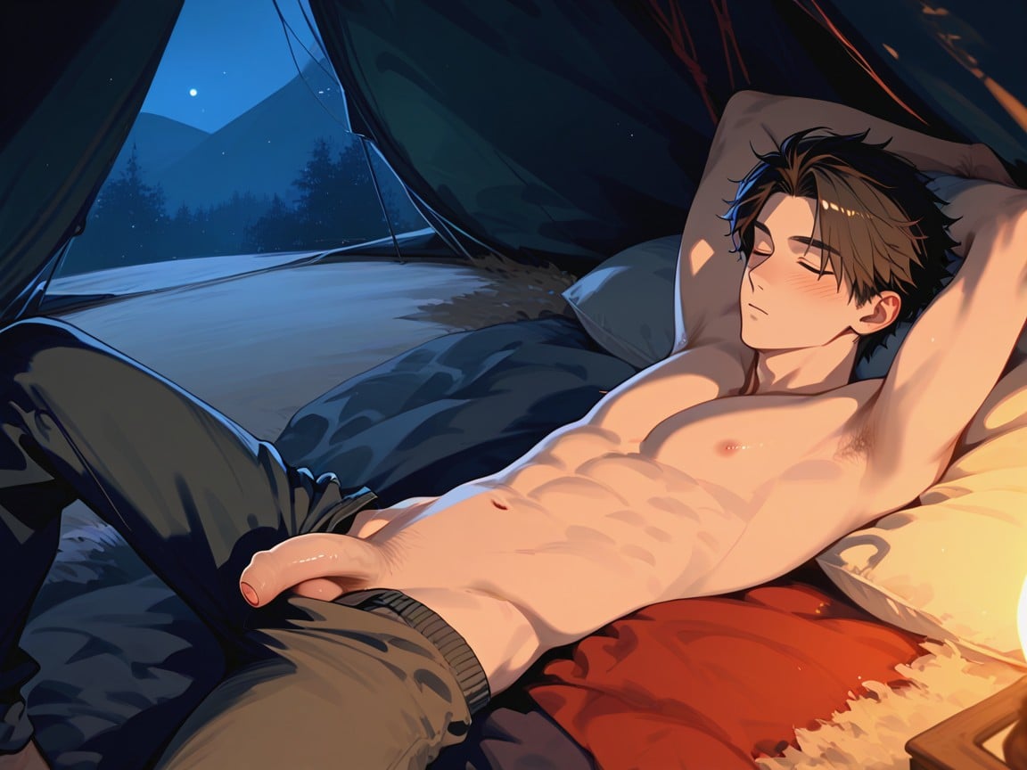 Ultra High Resolution, Soft Anime Art Style, Top Down AI Gay Porn