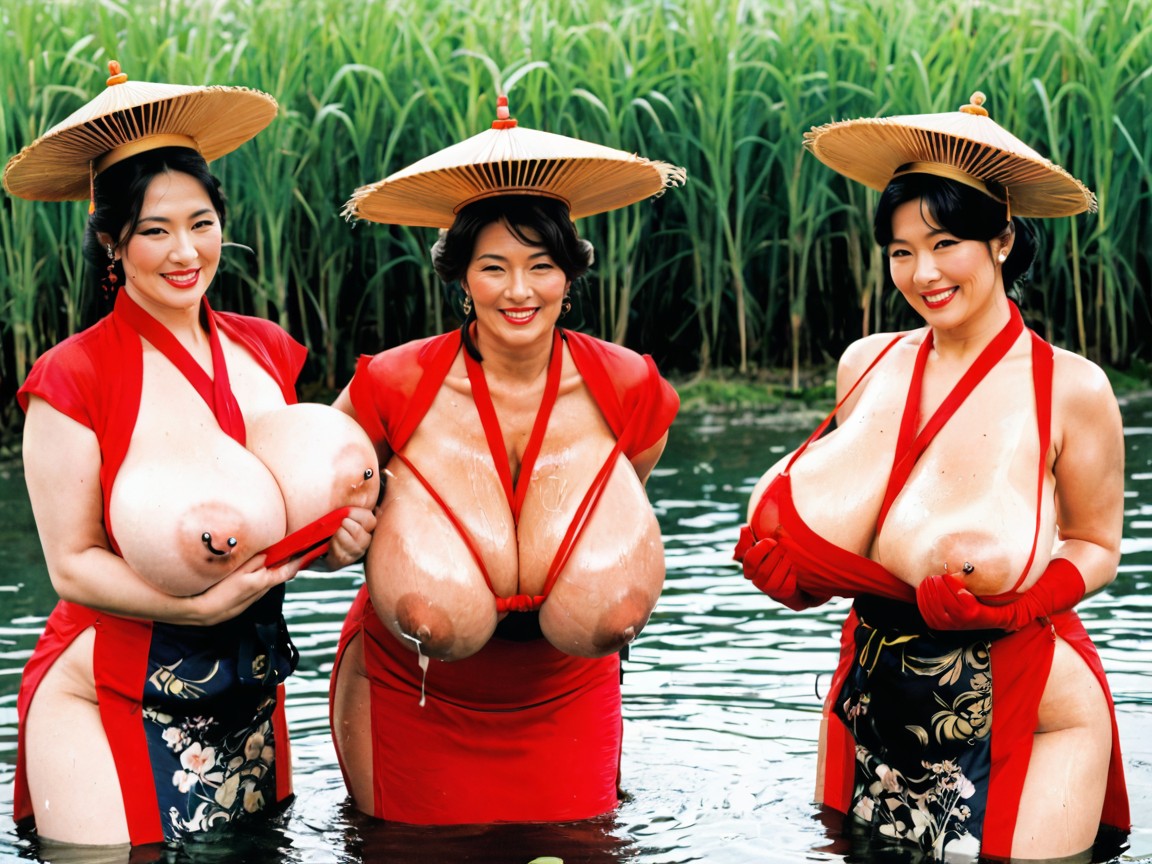 Traditional Clothes, Black Hair, Slightly Porno IA