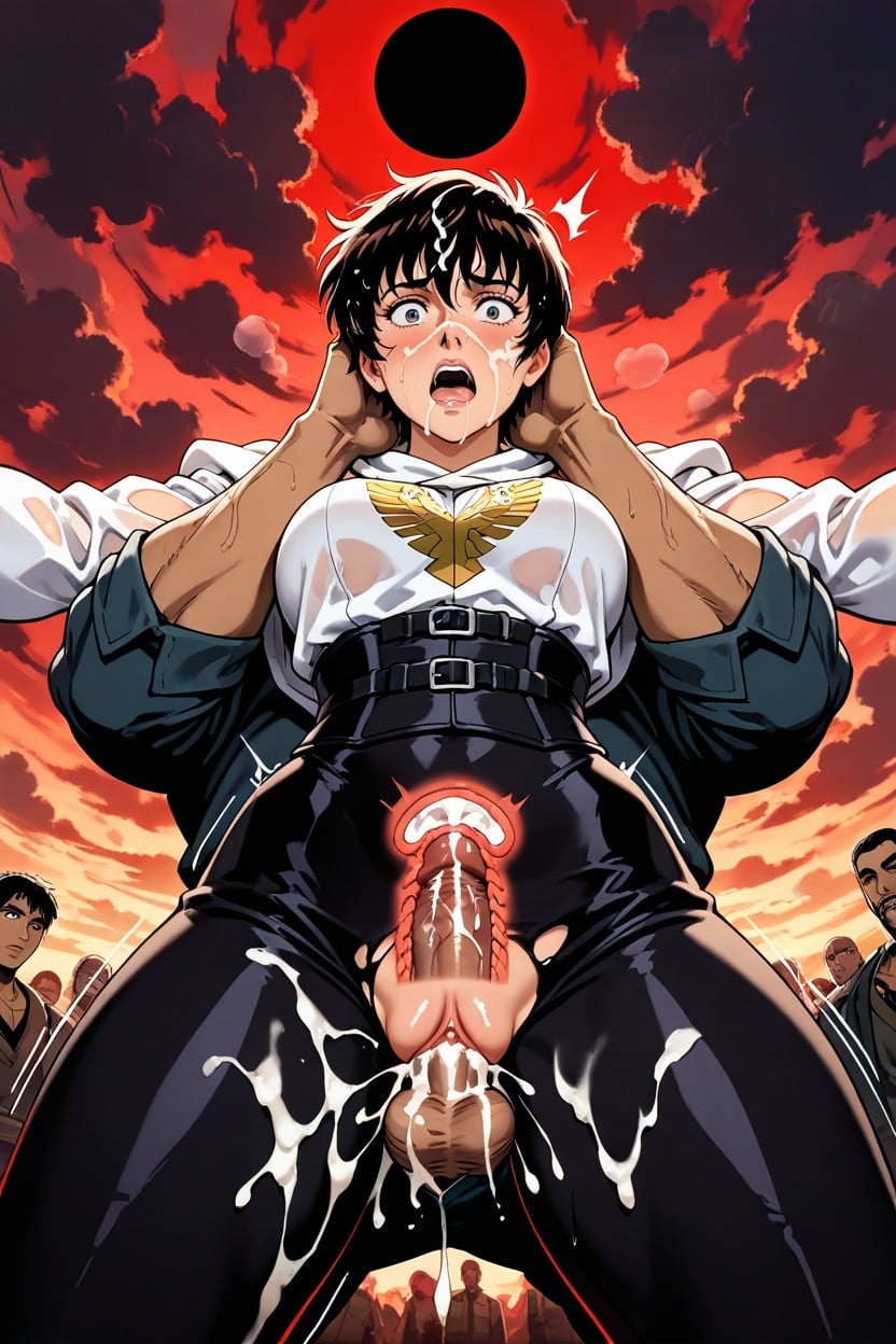 Rayos X, Sorprendida, Ropa Rasgada Hentai IA