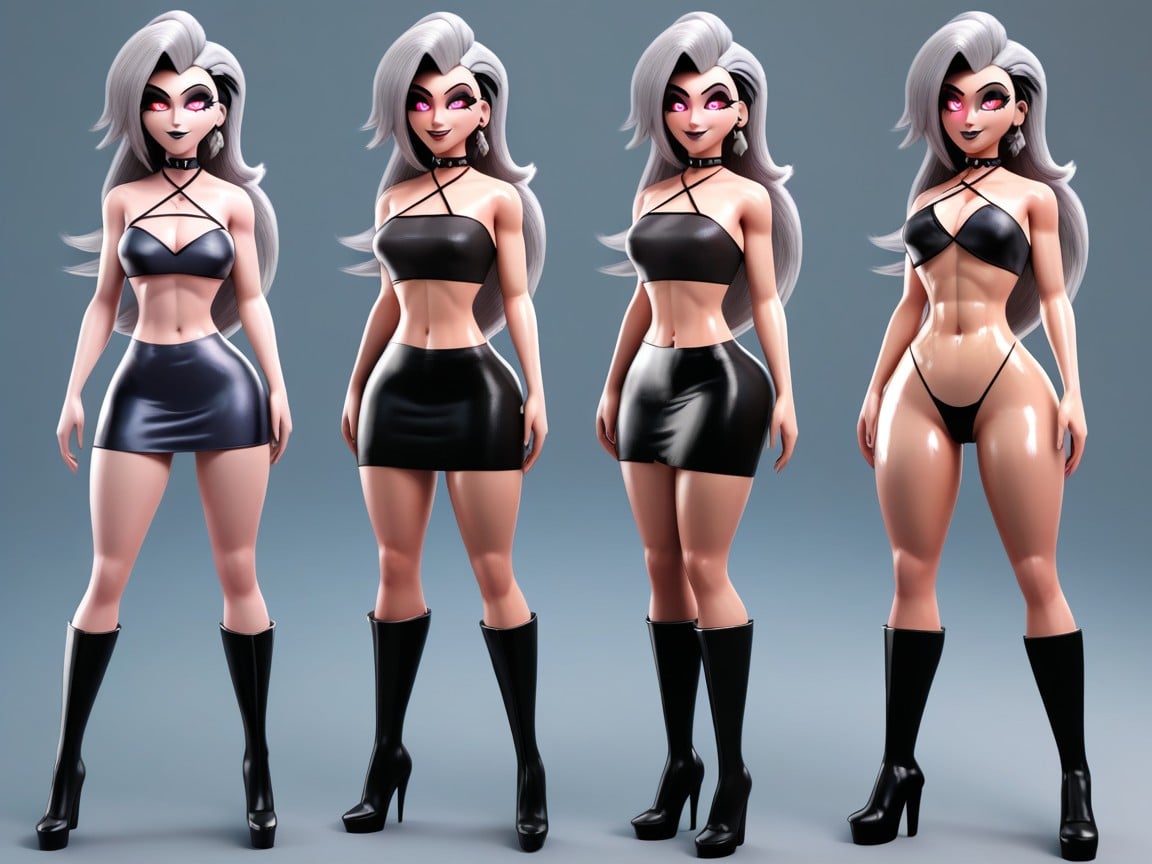 Bare Shoulders, Ditzy, Perfect Legs Hentai AI Porn