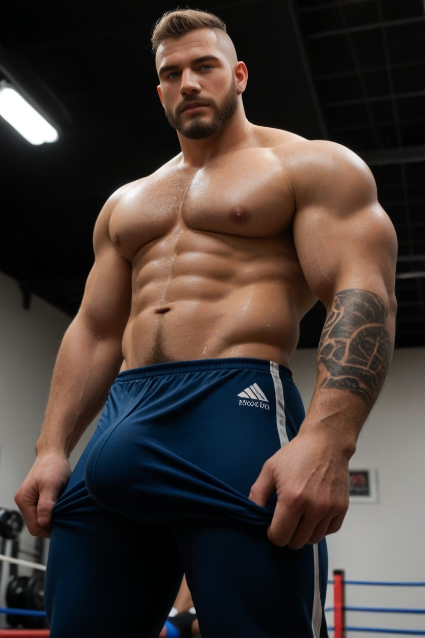 Board, Boner, Perspective From Below AI Gay Porn