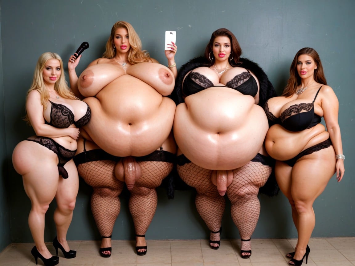 Belly Exposed, A Lot Of Freckles, Presenting Massive Large Round Butt Shemale AI Porn