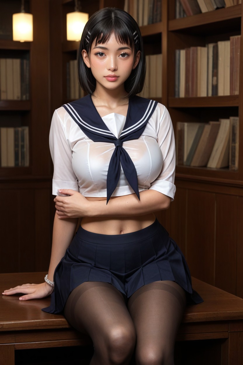 Embarrassed , Really Skinnywaist, Cosplay AI Porn