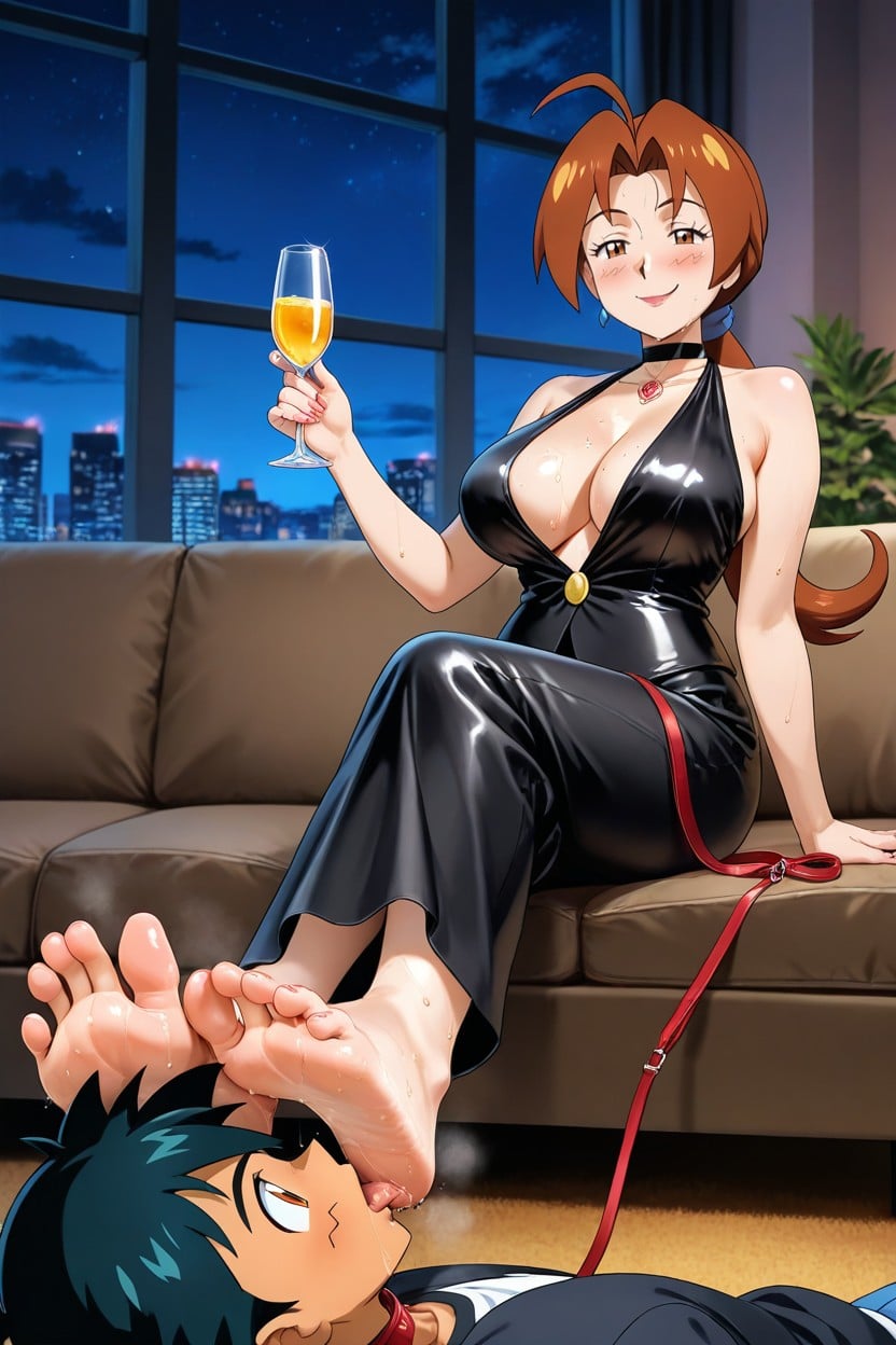 Foot Worship, Hard Shadow, Night Hentai AI Porn