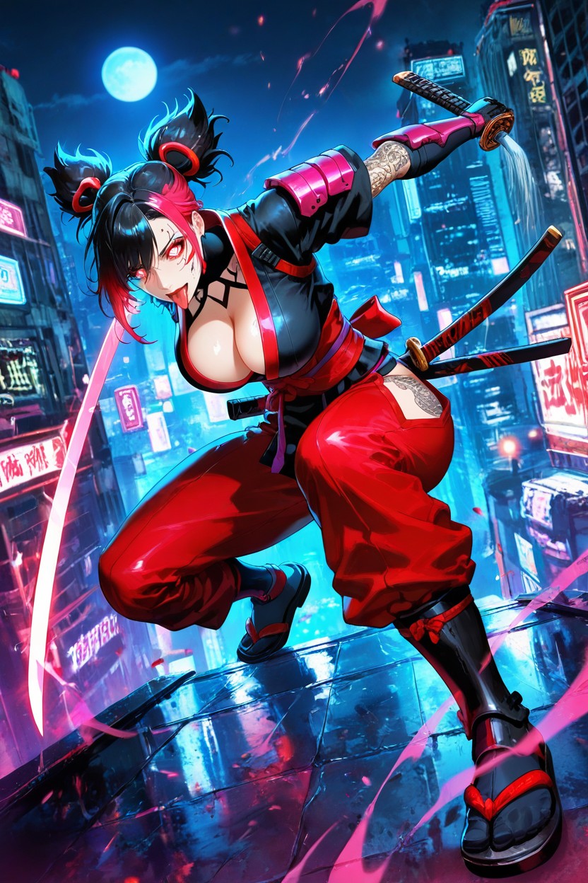Perfect Boobs, Night City, + Hentai AI Porn