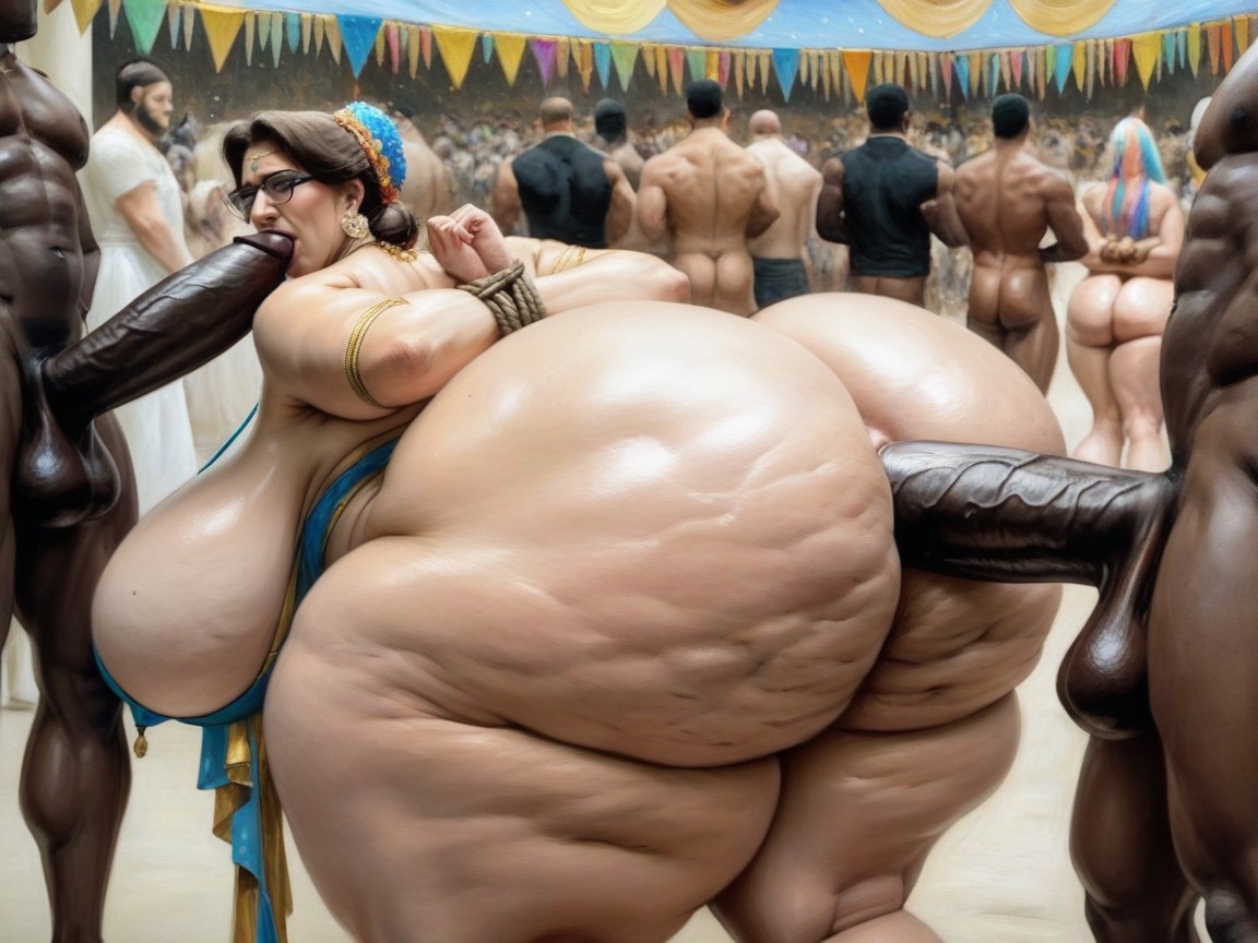 Hands On Ass, Oiled Ass, 30+ AI Porn