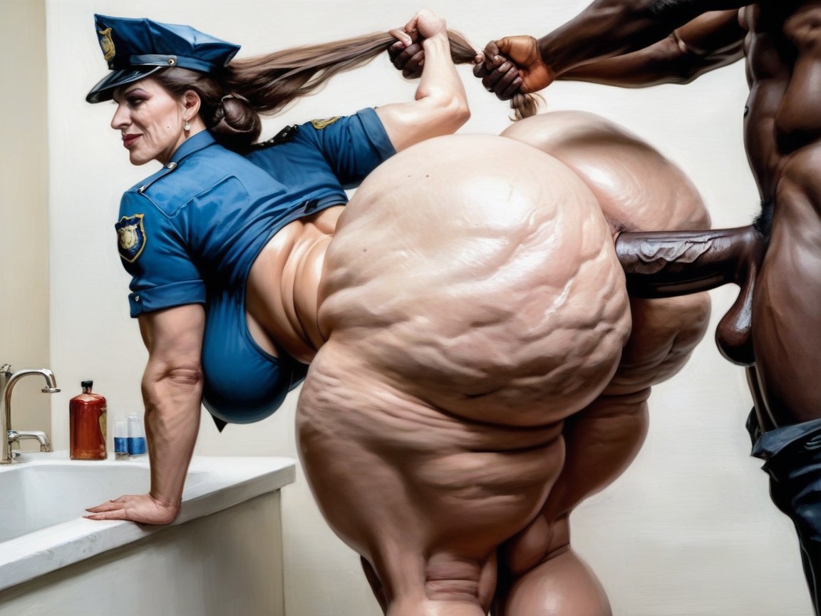 Light Cellulite Thighs, Face, Hyper Ass AI Porn