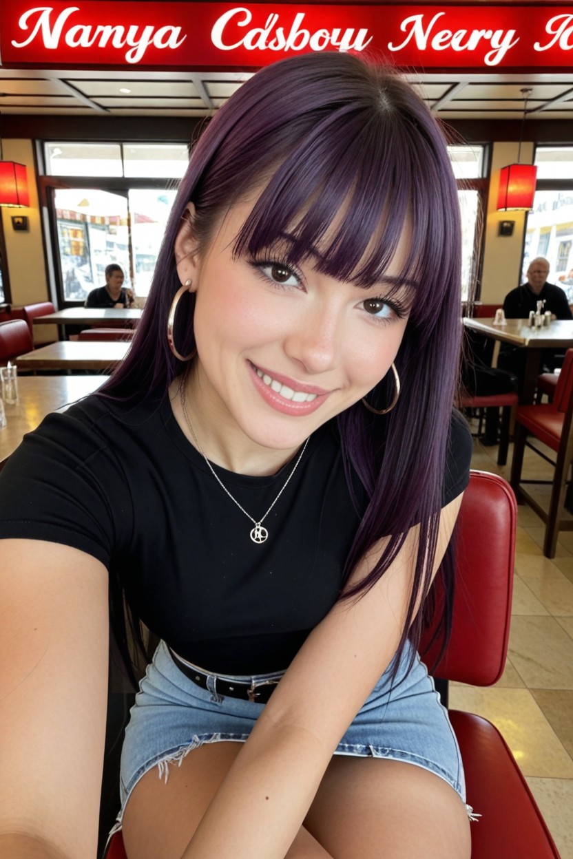 Ghost White Skin, Award Winning Photo, Skirt AI Porn