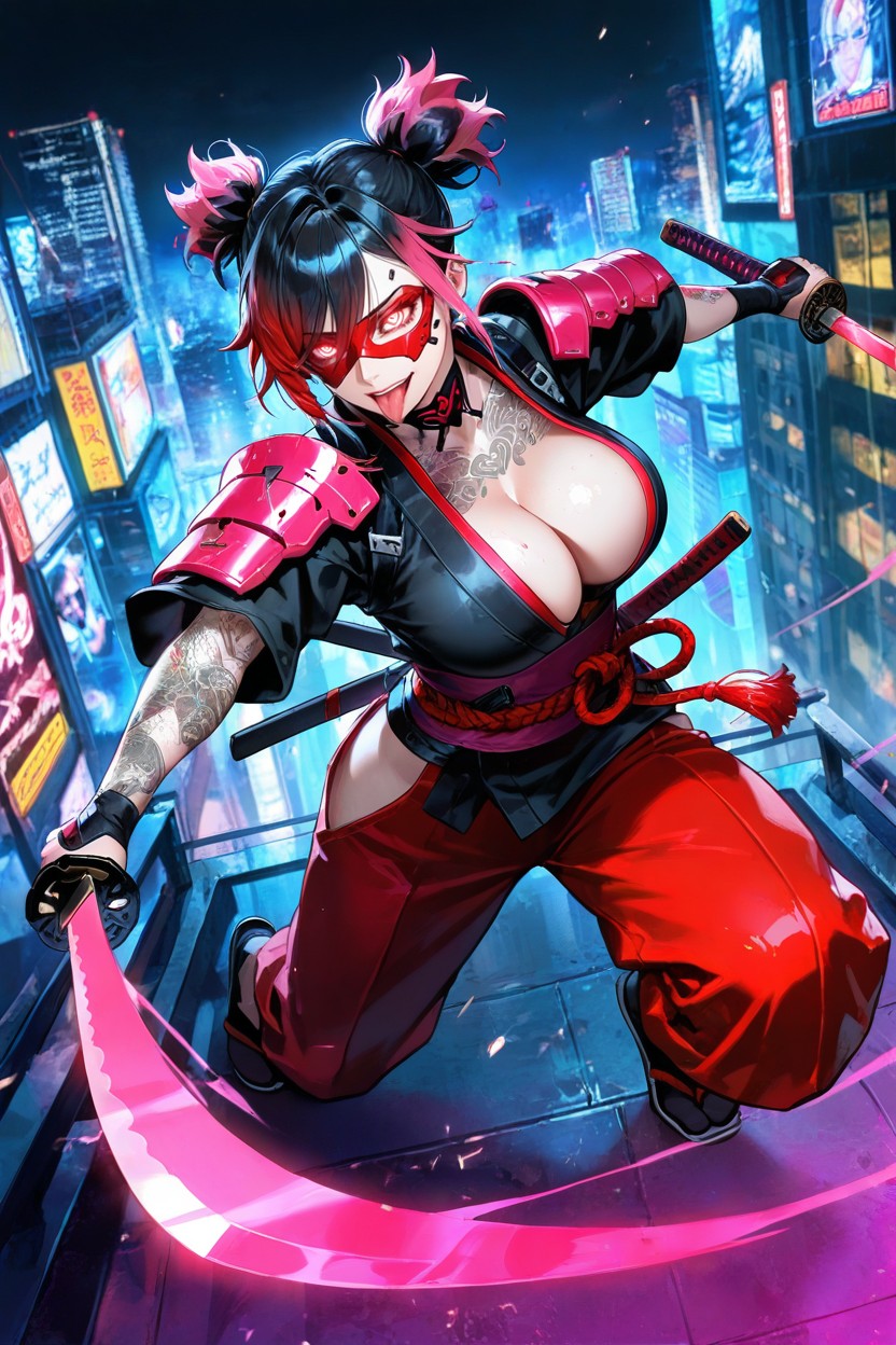 Ninja Red Pants, Dynamic Flow, K Hentai AI Porn