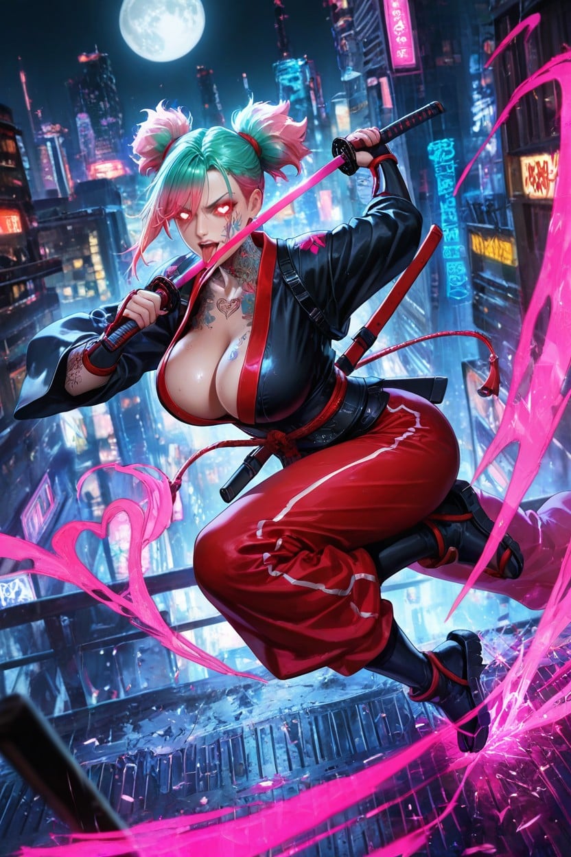K, Red Eyes, Evil Hentai AI Porn