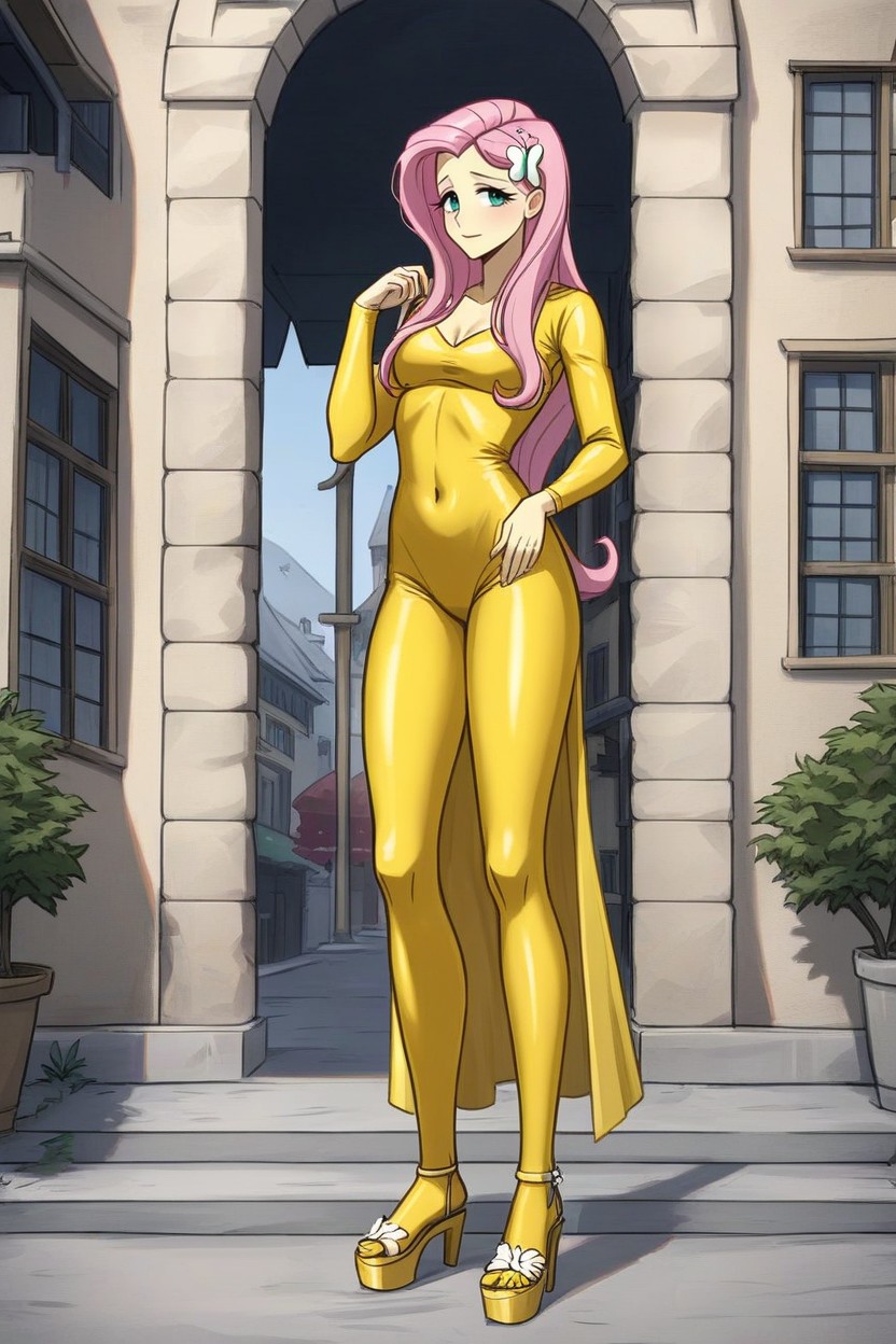 Fully Dressed, Low Stature, Fluttershy AI Porn