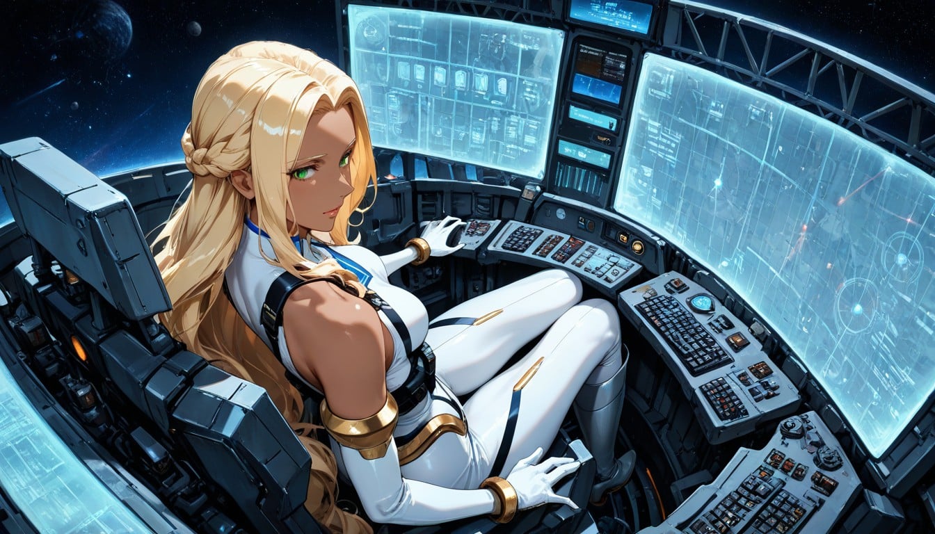 Skinny, Cockpit, Faithful Spacial Asymmetric Bodysuit Hentai AI Porn