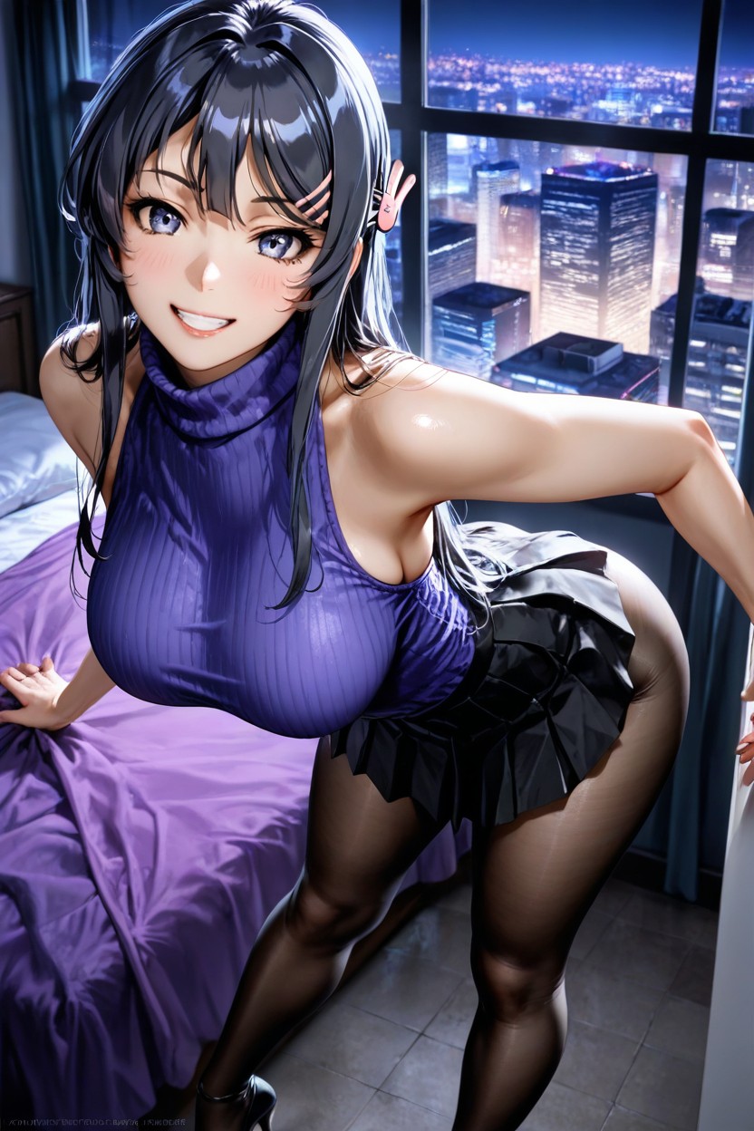 Juicy Ass, Black Makeup, Ultra Detailed Hentai AI Porn