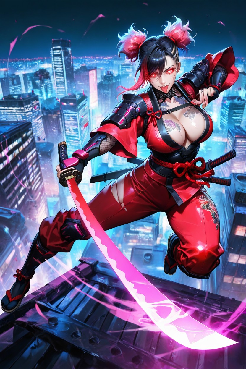 Evil, Ninja Red Pants, 25+ Hentai AI Porn