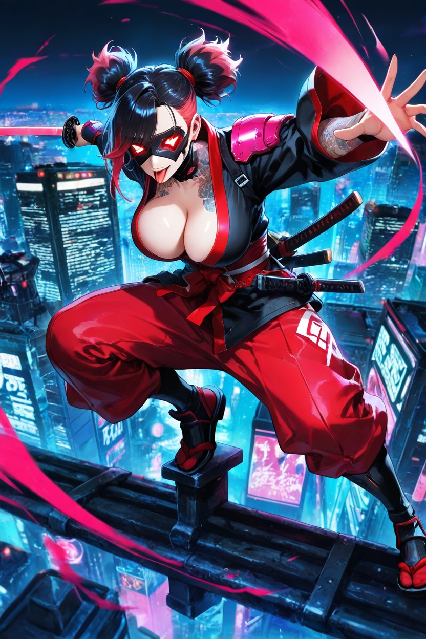 +, Dynamic, Vi From Cyberpunk Hentai AI Porn