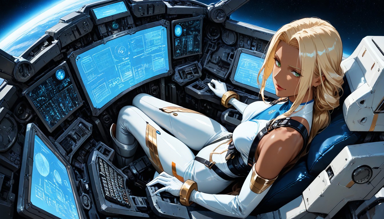 Insanely Long And Detailed Blonde Hair, Hyper Tall Body, Soft Realism Hentai AI Porn