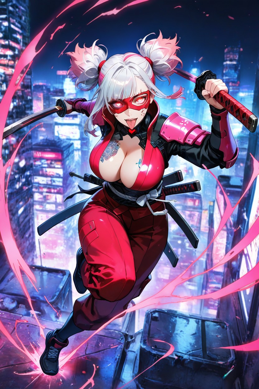 Tongue Out, Heart Eyes, Dynamic Hentai AI Porn