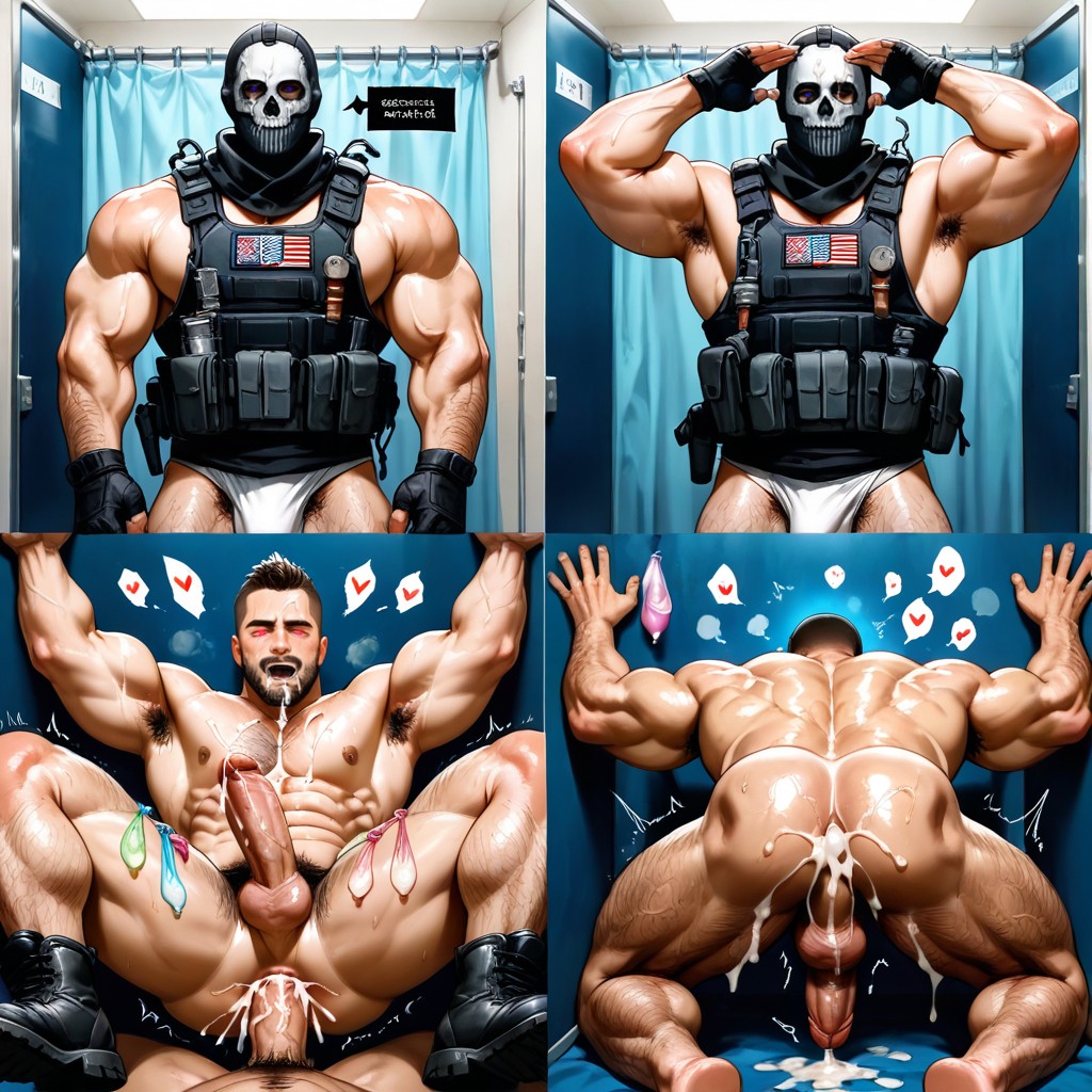 Gay Orgasm, Cum In Ass, Men Having Sex From Behind AI Gay Porn