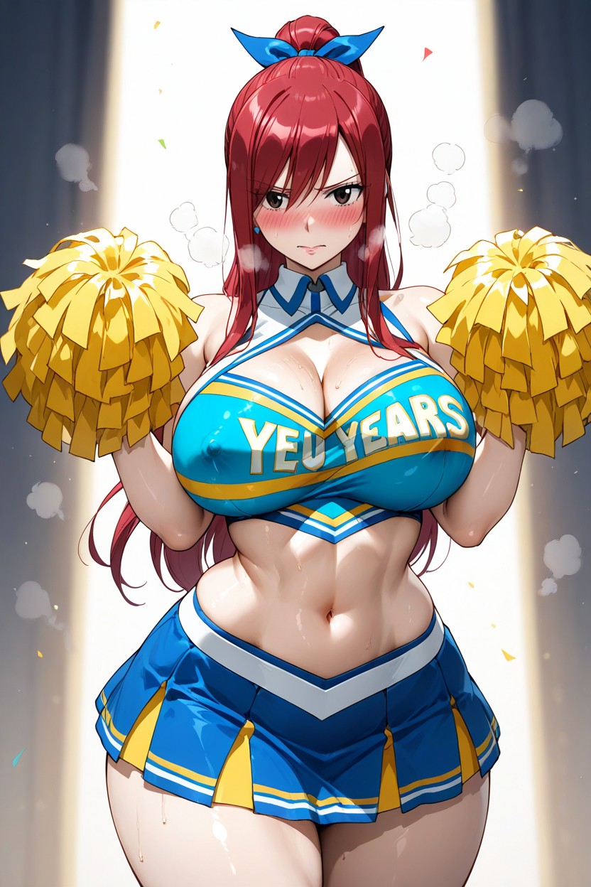 Pale Skin, Large Breast, Perfect Skin Hentai AI Porn