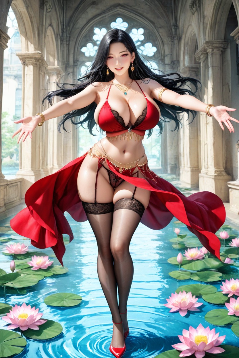 Necklace And Earrings Demon, 25+, Happy Hentai AI Porn