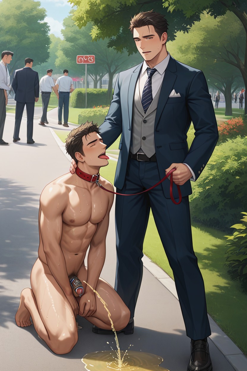 Toxic Effect, Piss Drinking, Piss On Body AI Gay Porn