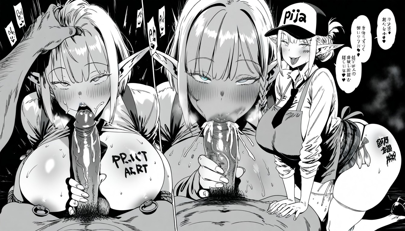 Burping, Ravished, Side Bangs Hentai AI Porn
