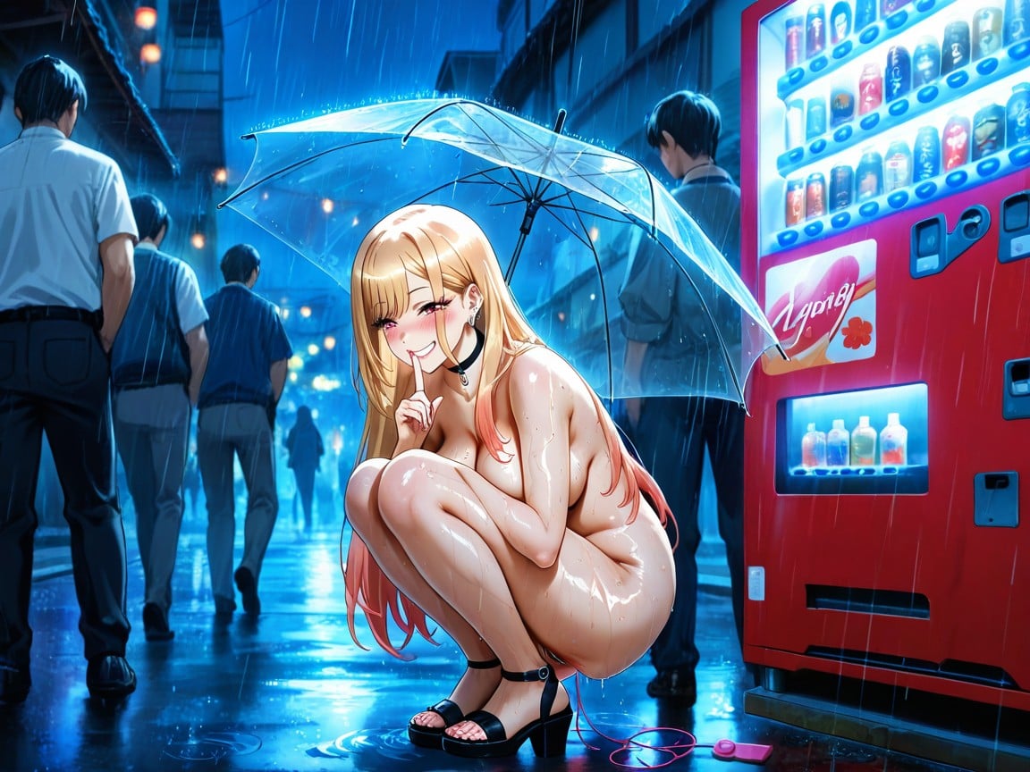 Raining, 25+, Smirking Hentai AI Porn