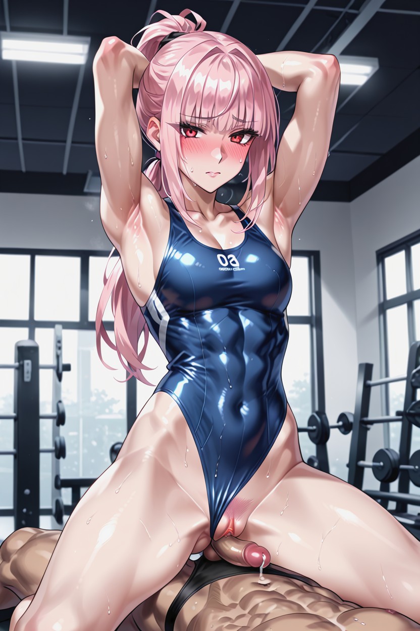 Gaped Holes, Low Ponytail, Torn Clothes Hentai AI Porn