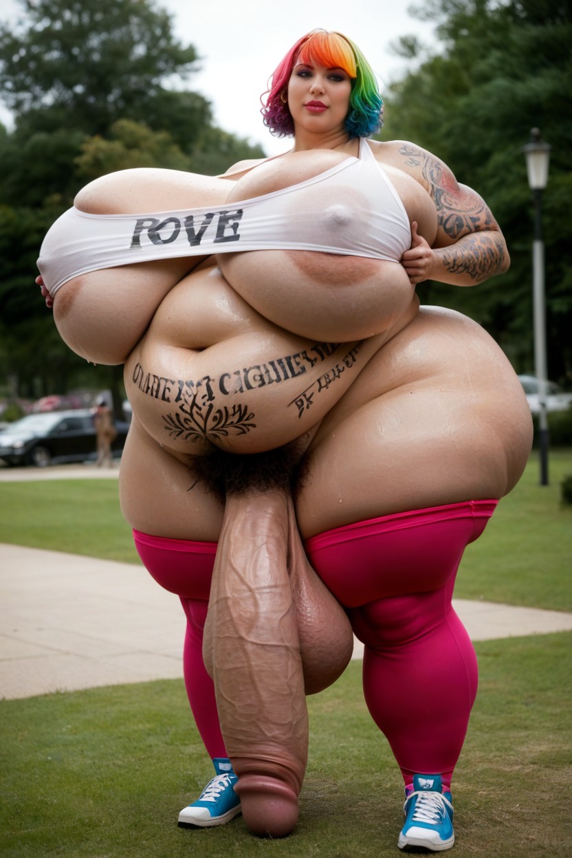 Pride Clothes, Armpit Hair, Full Body Tattoos Shemale AI Porn