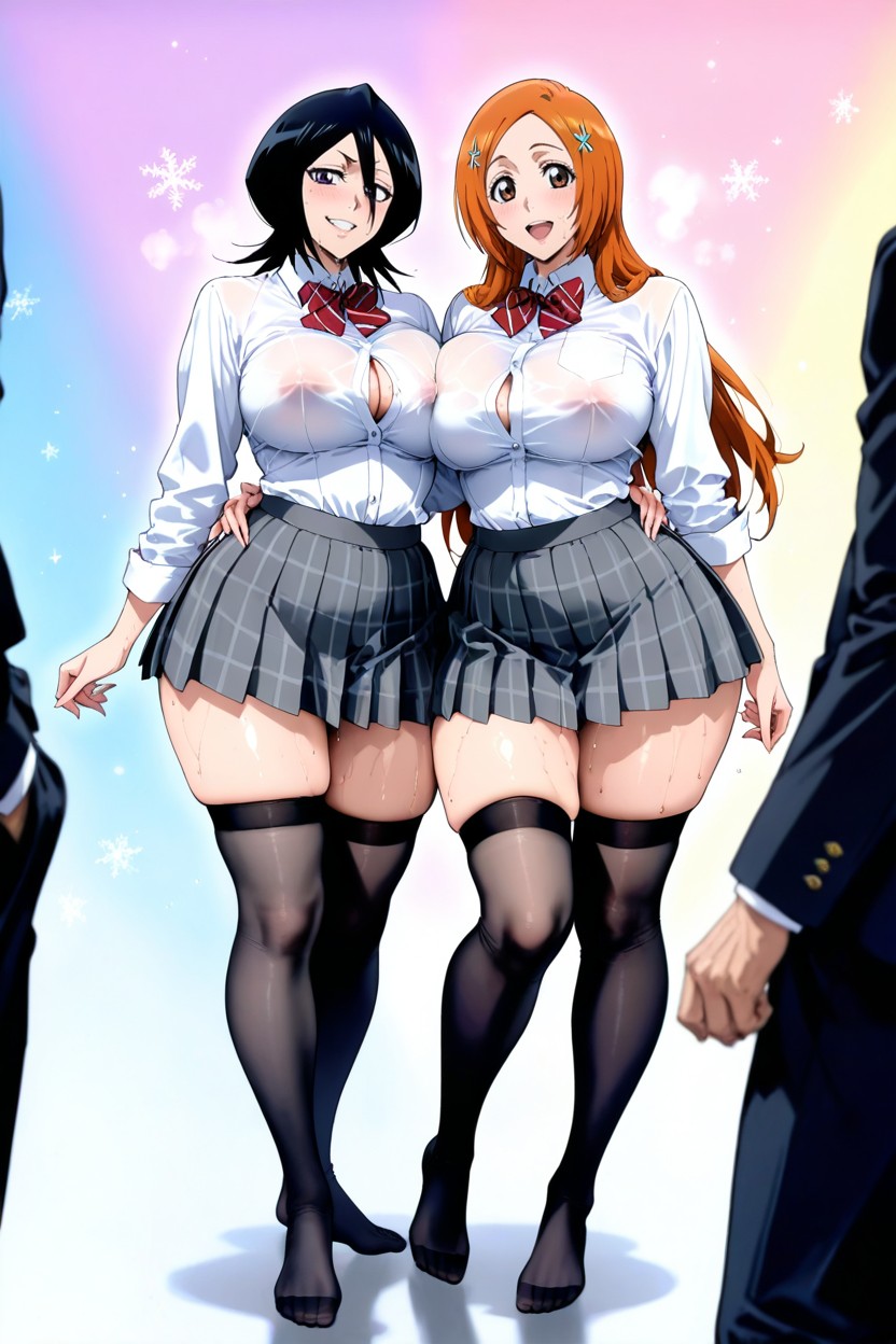 Standing, Underbust, Front View AI Porn