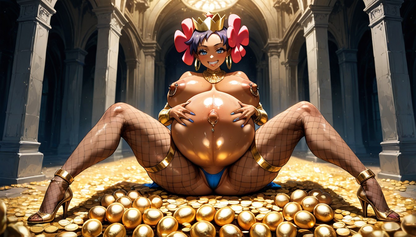 Sitting Down Legs Spread, Phoebe Hair, Long Legs Hentai AI Porn