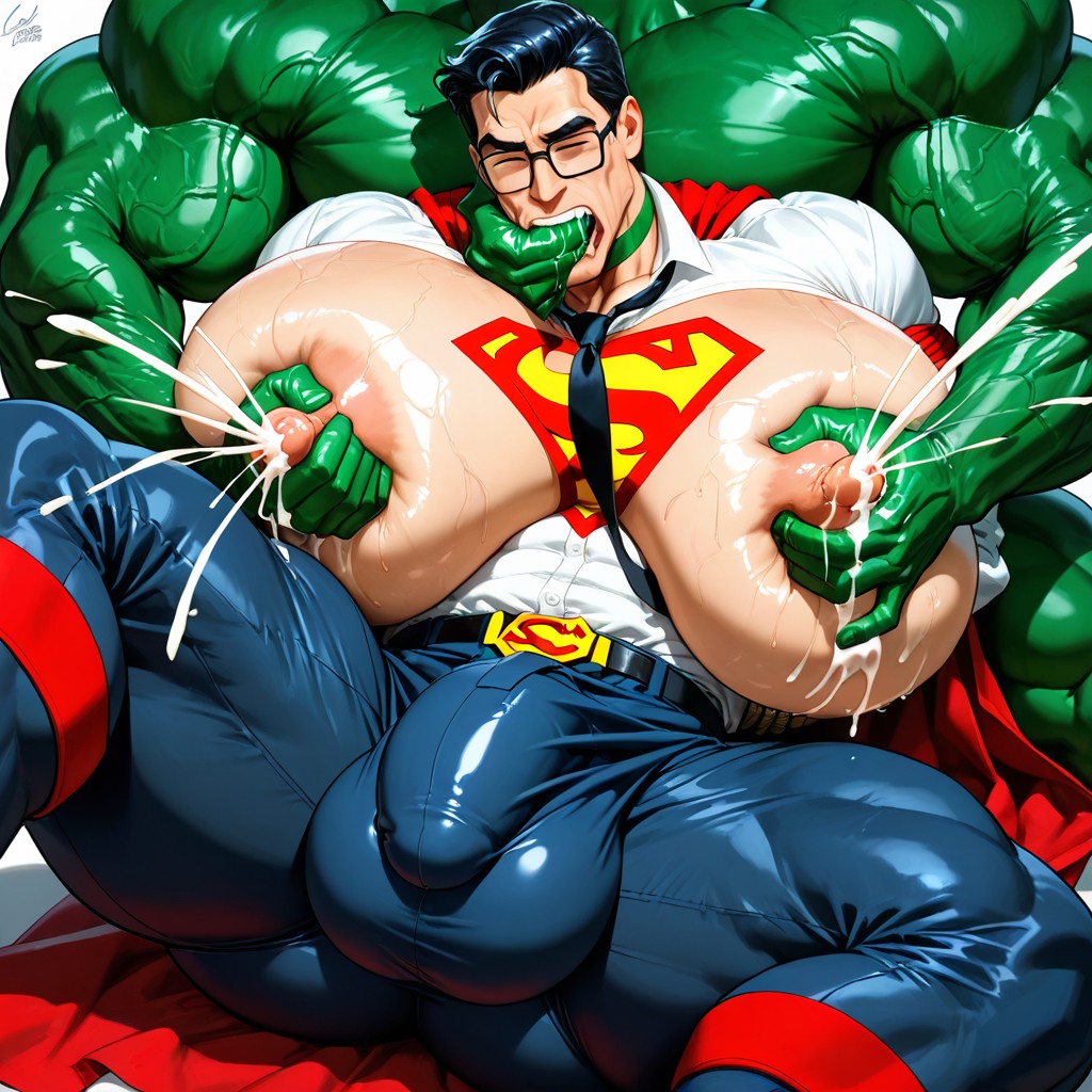 Lactation, Extremadamente Pesado En La Parte Inferior, Massive Muscles Porno gay IA