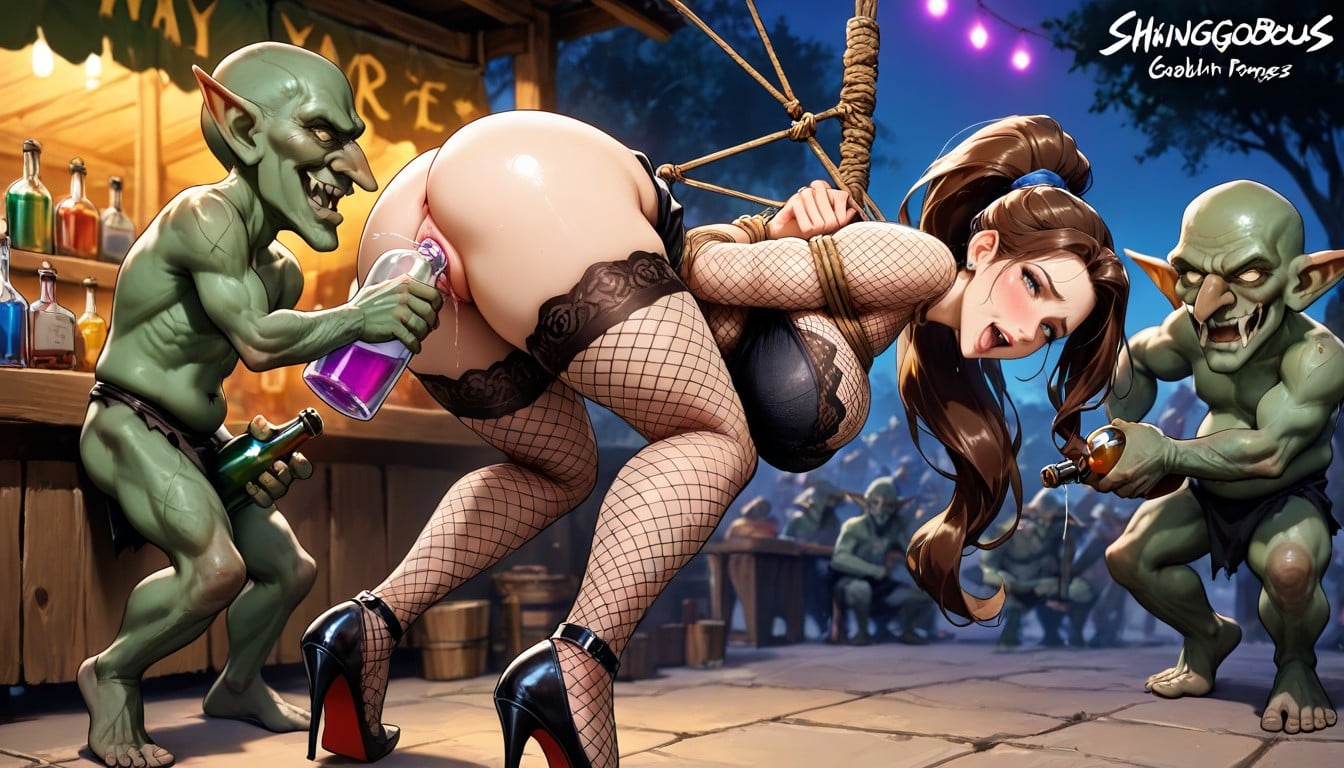 Detailed Vagina, Nasty Naughty Goblin, On Stage AI Porn