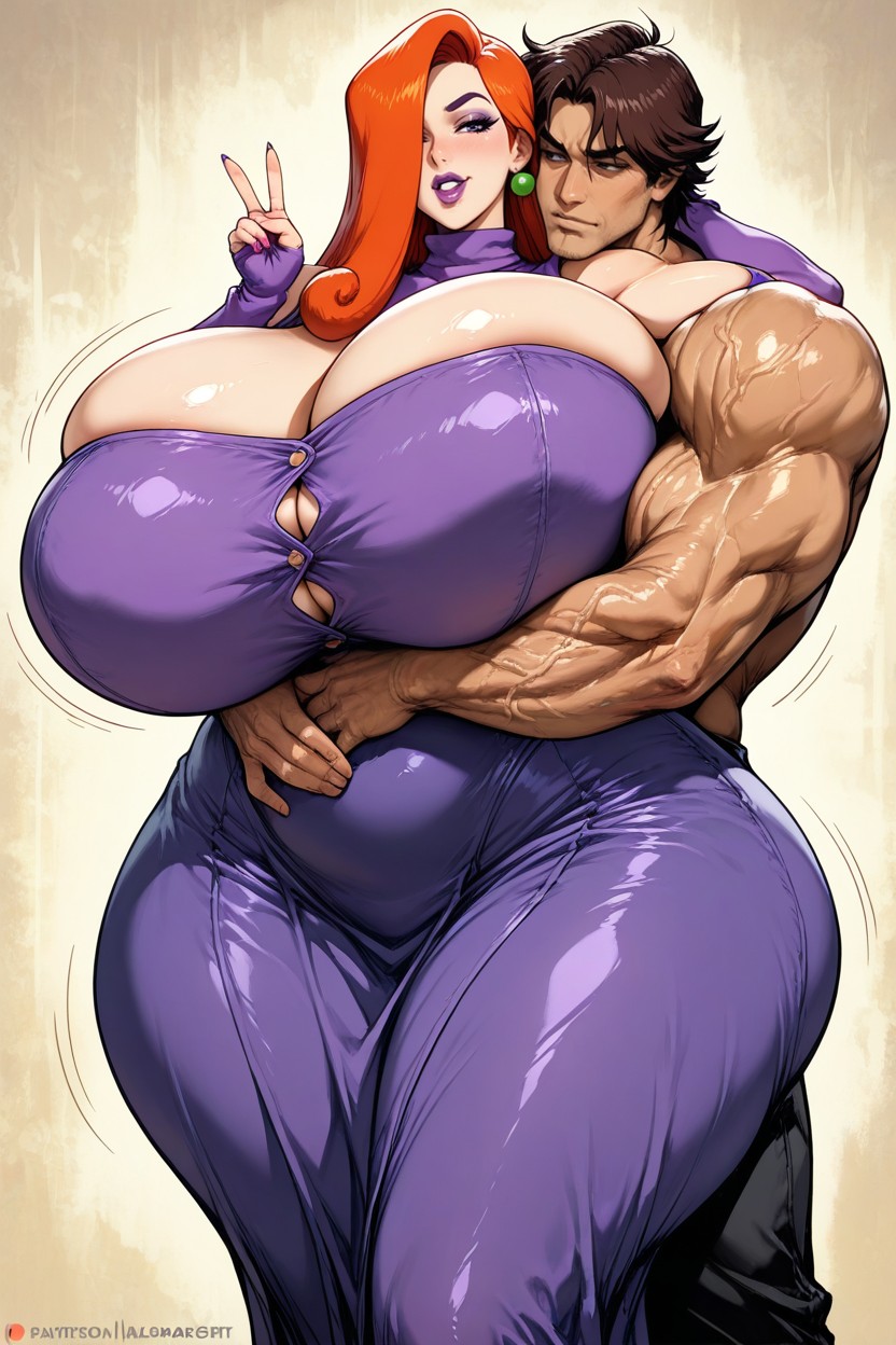 Massive Glutes, Huge Breasts, Melkor Mancing Style Hentai AI Porn